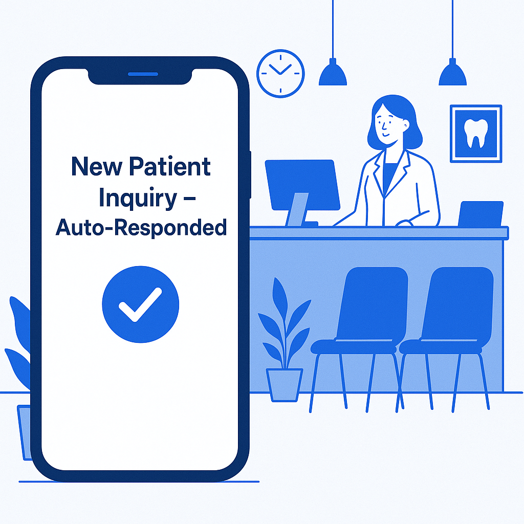 Dental practice team using Axiom Ops to manage patient operations