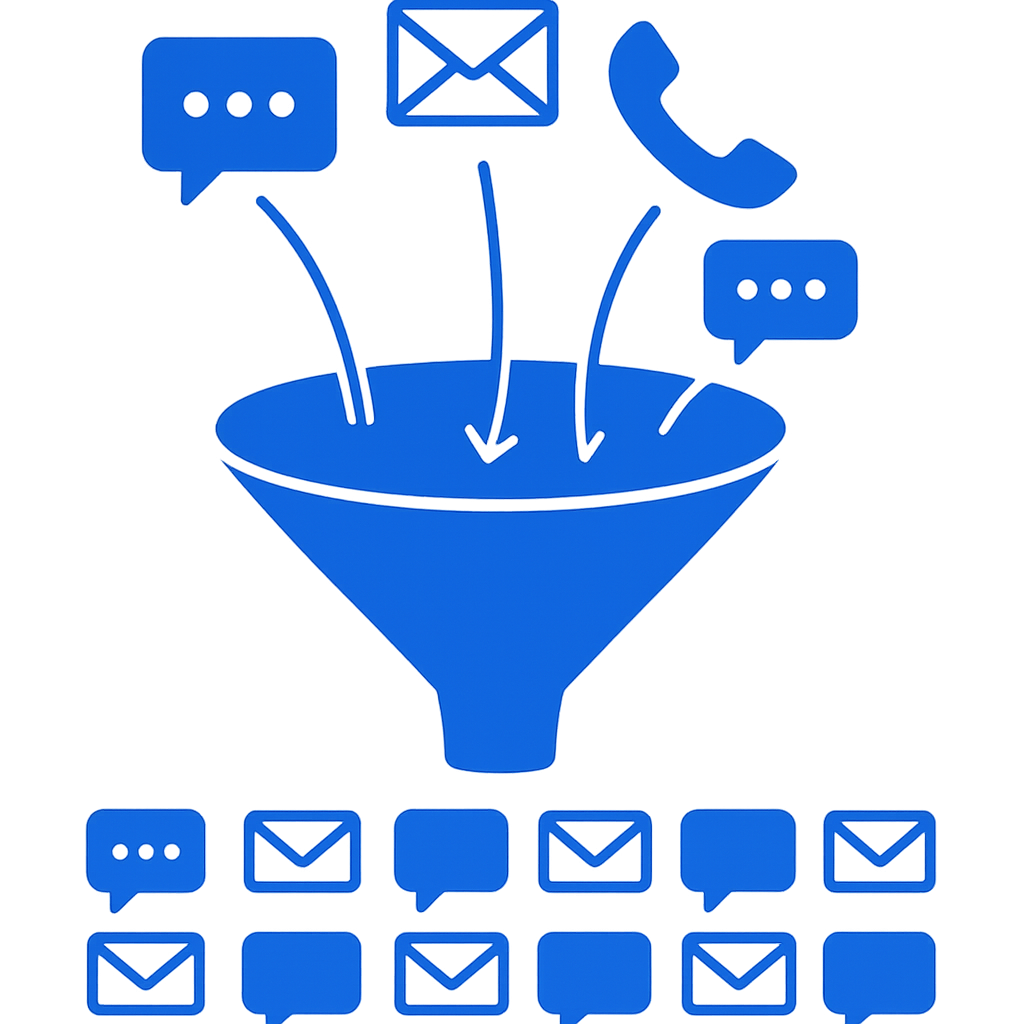 Lead response dashboard showing instant follow-up automation